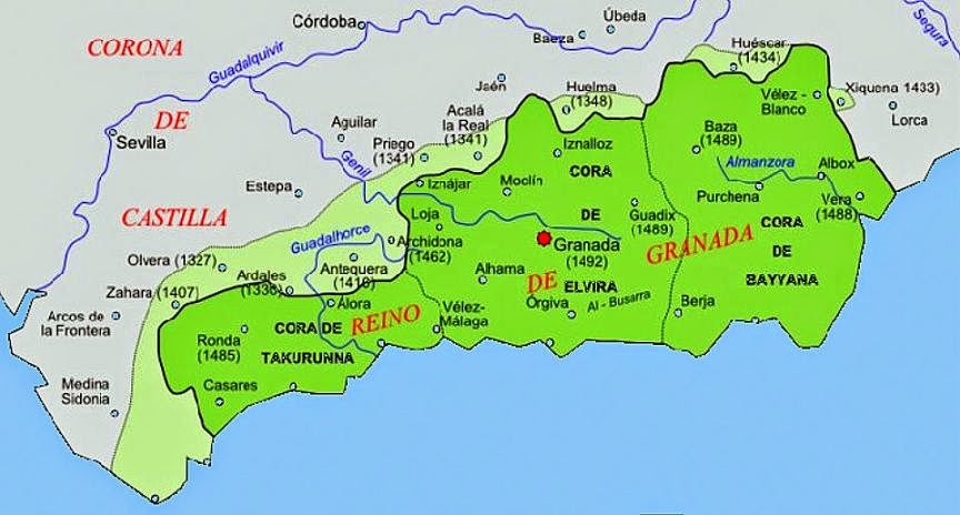 Drufa mapa Hiszpanii