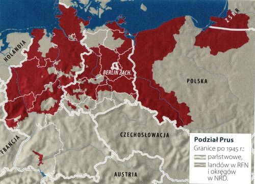 Podział Prus 1945 r.